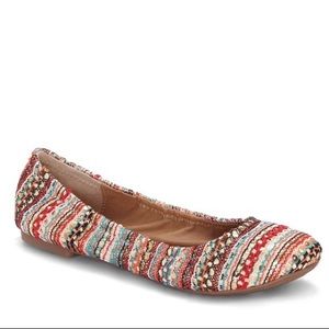 EUC Lucky Brand Multi Color Ballet Flats Size 6.5